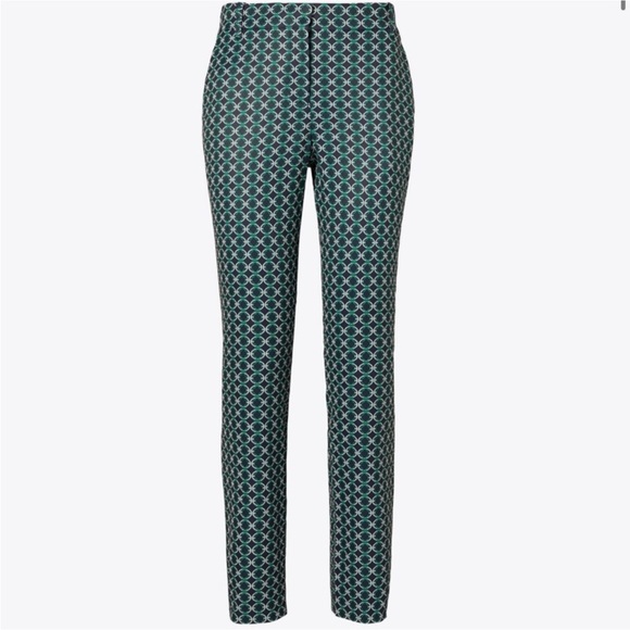 Tory Burch Sport Printed Tech Twill Golf Pants - Picture 1 of 7